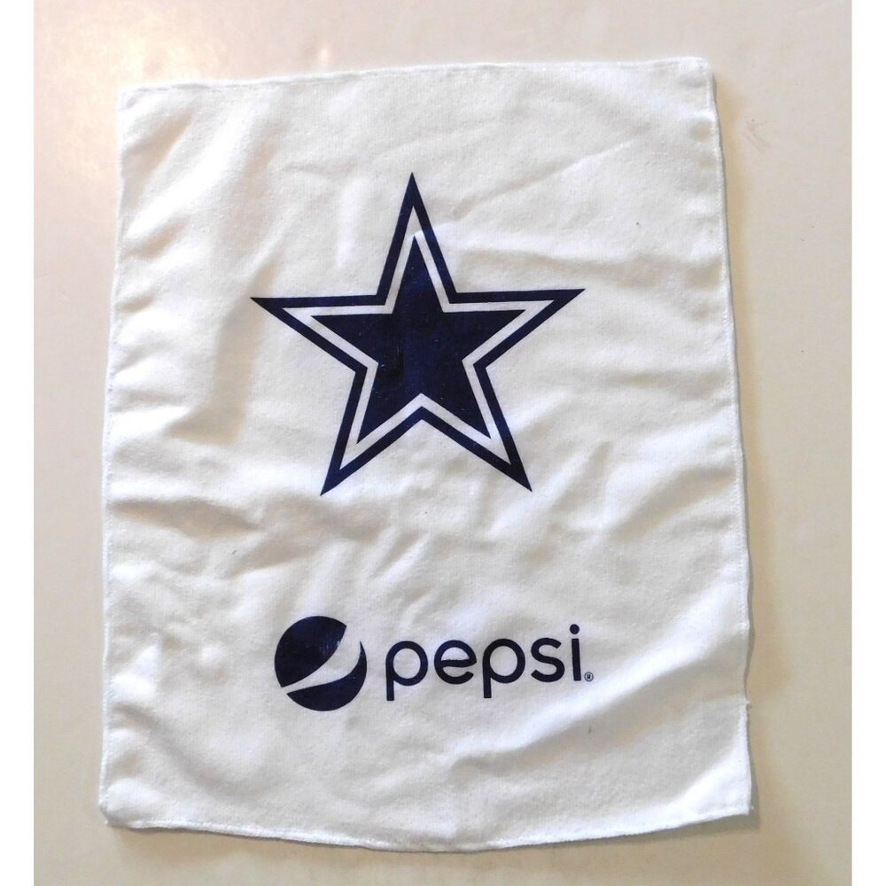 Dallas Cowboys Pepsi Game Day Rally Towel White 17.5" x 14.5" Polyester